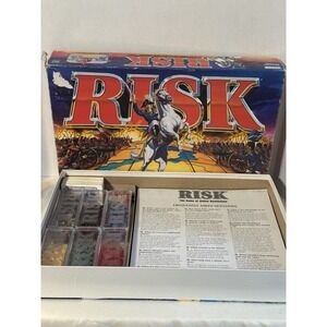 Risk Board Game Of Global Domination By Hasbro Vintage 1998 100% COMPLETE